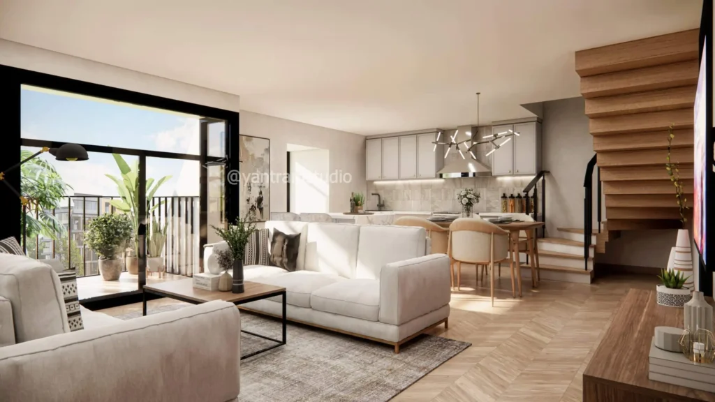 Renderizado 3D de Interiores en Madrid