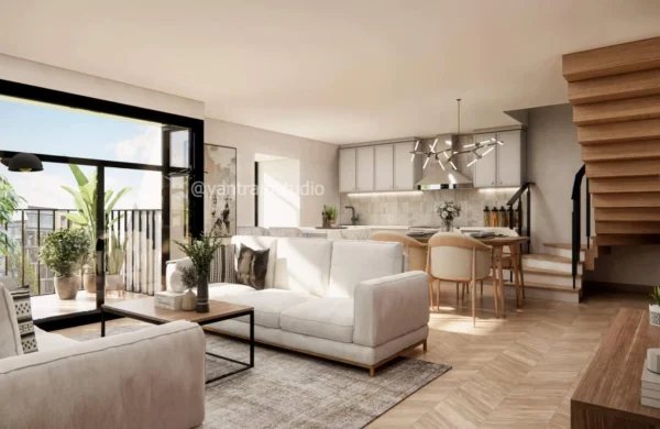 Renderizado 3D de Interiores en Madrid